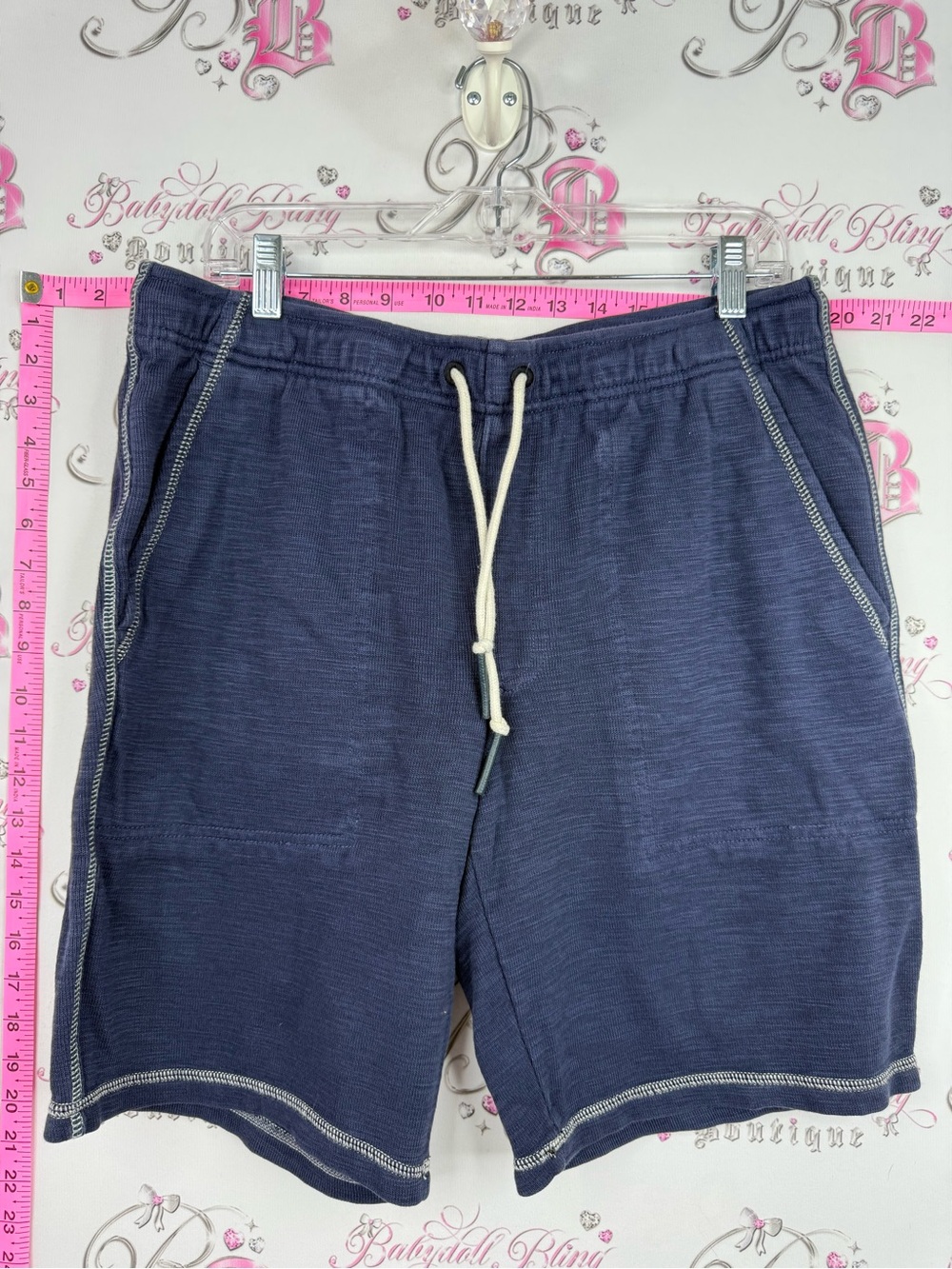 Tommy Bahama shorts embroidered fish Navy Drawstring Hybrid Shorts